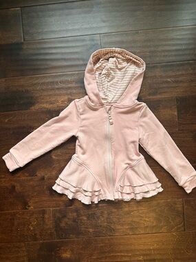 Little Sleepies Mauve Blush Peplum Hoodie